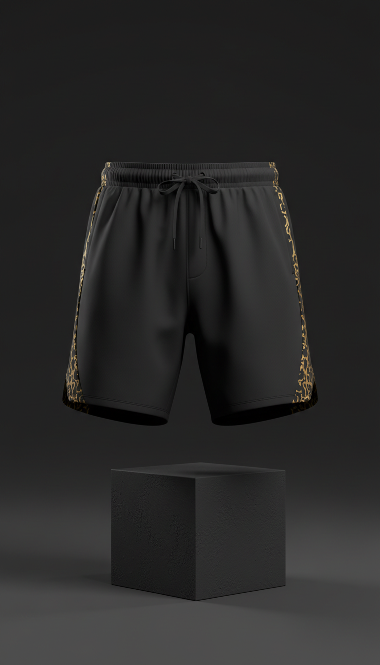 Molten Gold Accent Training Shorts